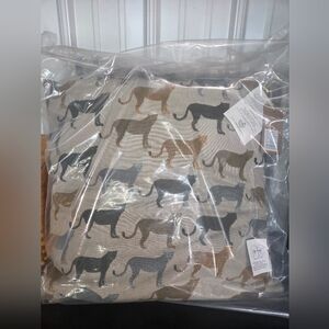 NEW Raine & Humble 2 Animal Print Throw Pillows 24x24
